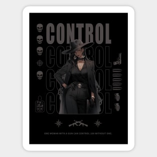 Mafia Anime Style | CONTROL Sticker